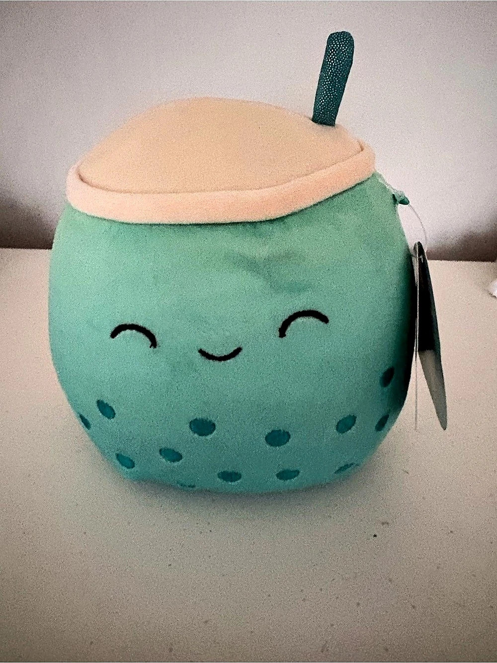 Squishmallows Jakarria the Teal Boba Tea Green Plush